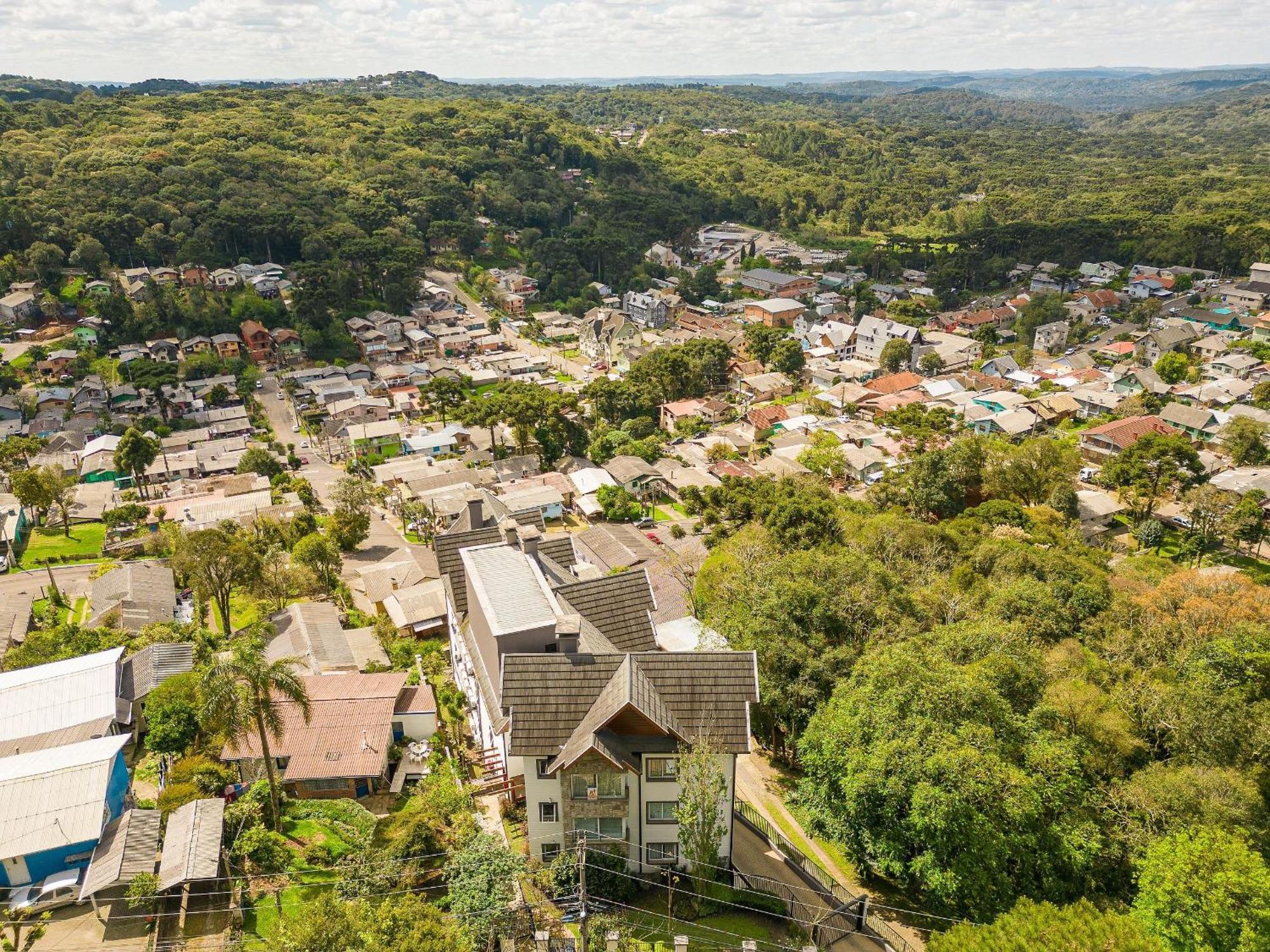 Vista 161 Apto Em Gramado Com Vista Espetacular Esterno foto